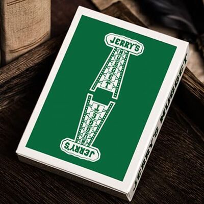 SOLOMAGIA Jerry's Nugget (Felt Green) Marked Monotone Playing Cards - Publicité SOLOMAGIA Jerry's Nugget (Felt Green) Marked Monotone Playing Cards - Publicité