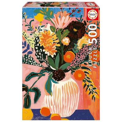 Educa Fleur Bohème Puzzle 500 pièces Fleurs Boho Art Illustration Couleurs Nature Zen 34 x 48 cm Dès 11 Ans (20545) - Publicité Educa Fleur Bohème Puzzle 500 pièces Fleurs Boho Art Illustration Couleurs Nature Zen 34 x 48 cm Dès 11 Ans (20545) - Publicité