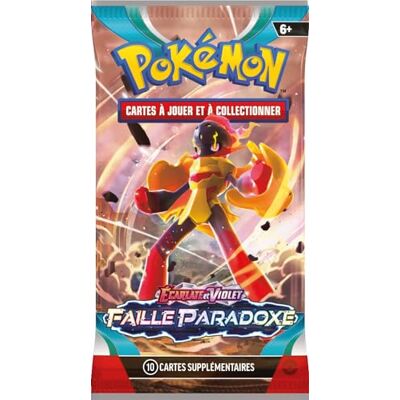 Pokémon Booster Ecarlate et Violet Faille Paradoxe (EV04) Modèle aléatoire Jeux de société Jeux de Cartes Cartes à Collectionner A partir de 6 Ans Version française - Publicité Pokémon Booster Ecarlate et Violet Faille Paradoxe (EV04) Modèle aléatoire Jeux de société Jeux de Cartes Cartes à Collectionner A partir de 6 Ans Version française - Publicité