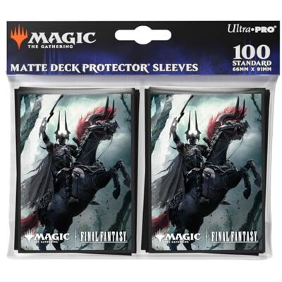 Ultra Pro Final Fantasy x Universes Beyond Summon Primal Odin 100ct Deck Protector Sleeves for Magic: The Gathering Trading Card Accessories, Collectible Card Game Gear, Final Fantasy Collectibles - Publicité Ultra Pro Final Fantasy x Universes Beyond Summon Primal Odin 100ct Deck Protector Sleeves for Magic: The Gathering Trading Card Accessories, Collectible Card Game Gear, Final Fantasy Collectibles - Publicité