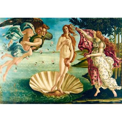 Bluebird Puzzle 1000 pièces Botticelli The Birth of Venus, 1485 - Publicité Bluebird Puzzle 1000 pièces Botticelli The Birth of Venus, 1485 - Publicité