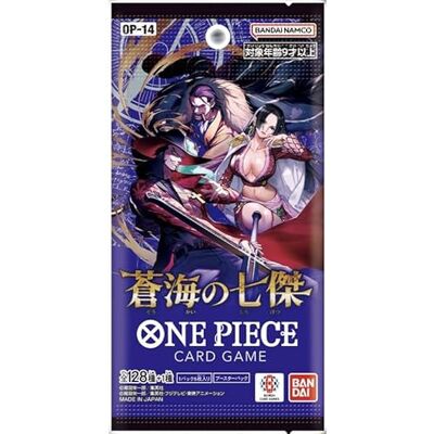 BANDAI Jeu de cartes One Piece The Seven Heroes of The Blue Sea Booster Pack (OP-14) (Japonais) 6 cartes - Publicité BANDAI Jeu de cartes One Piece The Seven Heroes of The Blue Sea Booster Pack (OP-14) (Japonais) 6 cartes - Publicité