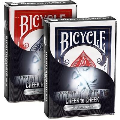 SOLOMAGIA Bicycle Cheek to Cheek Red Tours et Magie Magique - Publicité SOLOMAGIA Bicycle Cheek to Cheek Red Tours et Magie Magique - Publicité
