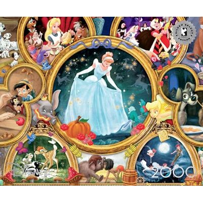 Buffalo Games Silver Select Disney Classic Collage 2000 Piece Jigsaw Puzzle for Adults -Challenging Puzzle Perfect for Game Nights Finished Size is 38.50 x 26.50 - Publicité Buffalo Games Silver Select Disney Classic Collage 2000 Piece Jigsaw Puzzle for Adults -Challenging Puzzle Perfect for Game Nights Finished Size is 38.50 x 26.50 - Publicité