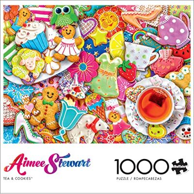 Buffalo Games Aimee Stewart – Thé et Biscuits – Puzzle de 1000 pièces - Publicité Buffalo Games Aimee Stewart – Thé et Biscuits – Puzzle de 1000 pièces - Publicité