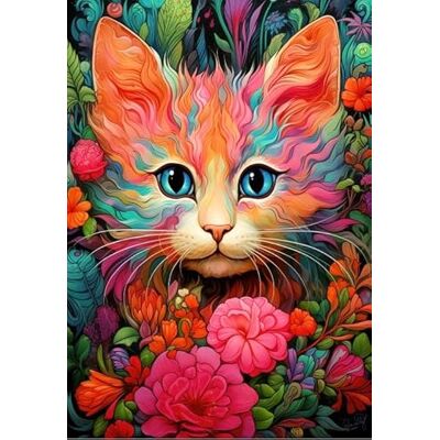 Bluebird Puzzle 1000 pièces Chaton et Fleurs - Publicité Bluebird Puzzle 1000 pièces Chaton et Fleurs - Publicité