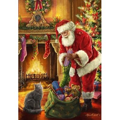 Bluebird Santa Has Arrived Puzzle - Puzzle - Publicité Bluebird Santa Has Arrived Puzzle - Puzzle - Publicité