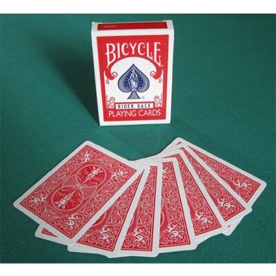 Bicycle Carte Magic Gaff doppio dorso Rosso/Rosso - Publicité Bicycle Carte Magic Gaff doppio dorso Rosso/Rosso - Publicité