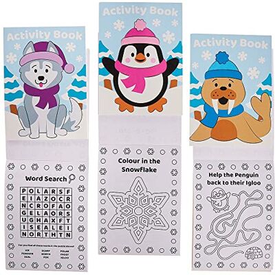 Creative Labs - Winter Mini Activity Books - Pack 12 - Publicité Creative Labs - Winter Mini Activity Books - Pack 12 - Publicité