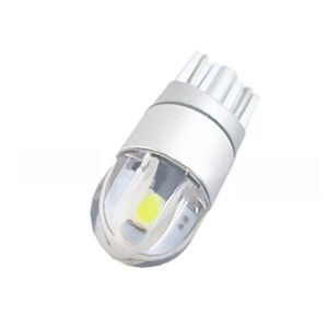 SODIAL 2 pcs W5W T10 2 SMD 3030 LED Ampoules Super Blanc Brillant pour la Course de Jour de Voiture a l'exterieur Ampoule de Feux 12V Eclairage de la Plaque d'immatriculation Lampe-Signal - Publicité