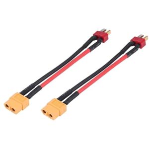 Dilwe 2pcs 3Types XT60 à T Plug Adaptateur Connecteur Câbles Accessoire RC 14WG 10cm (T Plug Male to XT60 Female) - Publicité Dilwe 2pcs 3Types XT60 à T Plug Adaptateur Connecteur Câbles Accessoire RC 14WG 10cm (T Plug Male to XT60 Female) - Publicité