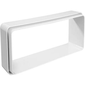 La Ventilazione - CG229B - 220x90 mm - ABS - blanc - Raccord de ventilation - Publicité La Ventilazione - CG229B - 220x90 mm - ABS - blanc - Raccord de ventilation - Publicité