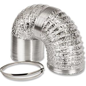 PowerStar Tuyau d'évacuation d'air en aluminium flexible pour ventilation, ventilation de serre – aluminium, 250 mm x 10 m (10") - Publicité PowerStar Tuyau d'évacuation d'air en aluminium flexible pour ventilation, ventilation de serre – aluminium, 250 mm x 10 m (10") - Publicité