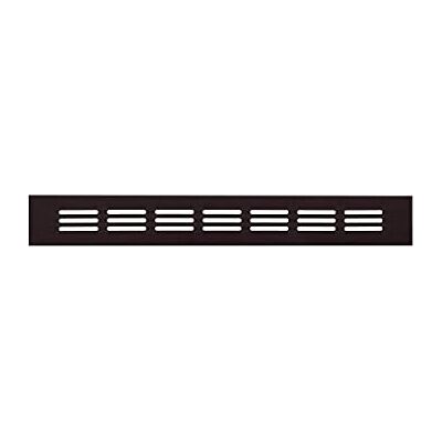 MS Beschläge Grille d'aération en aluminium Largeur : 40 mm Grille de ventilation Grille de porte Couvercle de chauffage Grille d'aération (300 mm, noir bronzé) - Publicité MS Beschläge Grille d'aération en aluminium Largeur : 40 mm Grille de ventilation Grille de porte Couvercle de chauffage Grille d'aération (300 mm, noir bronzé) - Publicité
