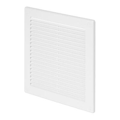 Awenta Grille d'aération en plastique avec filet anti-insectes et cache-trous de vis pour un meilleur look Blanc 200 x 200 mm - Publicité Awenta Grille d'aération en plastique avec filet anti-insectes et cache-trous de vis pour un meilleur look Blanc 200 x 200 mm - Publicité