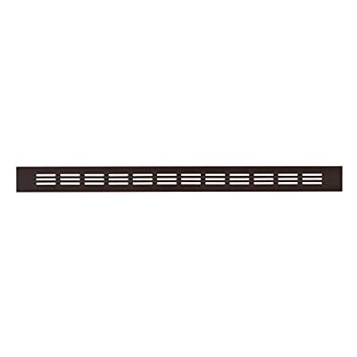 MS Beschläge Grille d'aération en aluminium Largeur : 40 mm Grille de ventilation Grille de porte Couvercle de chauffage Grille d'aération (500 mm, noir bronzé) - Publicité MS Beschläge Grille d'aération en aluminium Largeur : 40 mm Grille de ventilation Grille de porte Couvercle de chauffage Grille d'aération (500 mm, noir bronzé) - Publicité