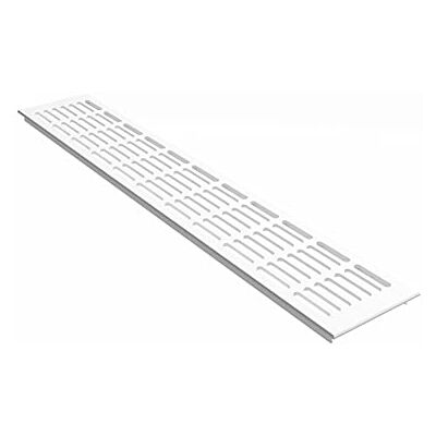 MS Beschläge Grille d'aération en aluminium Blanc RAL9016 à encastrer 100 mm de large, blanc de circulation, couvercle de radiateur revêtu par pulvérisation, grille d'entrée et de sortie d'air 30x5 mm - Publicité MS Beschläge Grille d'aération en aluminium Blanc RAL9016 à encastrer 100 mm de large, blanc de circulation, couvercle de radiateur revêtu par pulvérisation, grille d'entrée et de sortie d'air 30x5 mm - Publicité