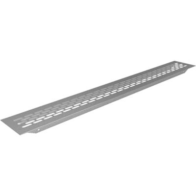MS Beschläge Tôle alvéolaire en aluminium Dimensions extérieures : 60 mm x 484 mm Grille d'aération ovale Grille d'aération (aspect acier inoxydable) - Publicité MS Beschläge Tôle alvéolaire en aluminium Dimensions extérieures : 60 mm x 484 mm Grille d'aération ovale Grille d'aération (aspect acier inoxydable) - Publicité