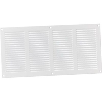 Europlast - MR4020 - Blanc - 400x200 - Grille de ventilation - Publicité Europlast - MR4020 - Blanc - 400x200 - Grille de ventilation - Publicité