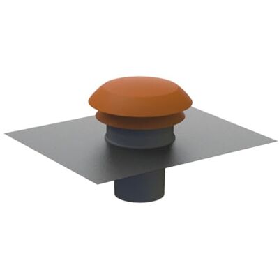 Atlantic CPR 125 R Chapeau de toiture Rond/Rouge diamètre 125 - Publicité Atlantic CPR 125 R Chapeau de toiture Rond/Rouge diamètre 125 - Publicité