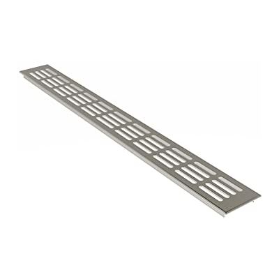 MS Beschläge E6C31 Grille d'aération en aluminium 60 mm x 200 mm - Publicité MS Beschläge E6C31 Grille d'aération en aluminium 60 mm x 200 mm - Publicité