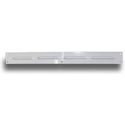 K-TECH-PRO Grille d'aération en métal avec moustiquaire Blanc 400 x 40 mm - Publicité K-TECH-PRO Grille d'aération en métal avec moustiquaire Blanc 400 x 40 mm - Publicité