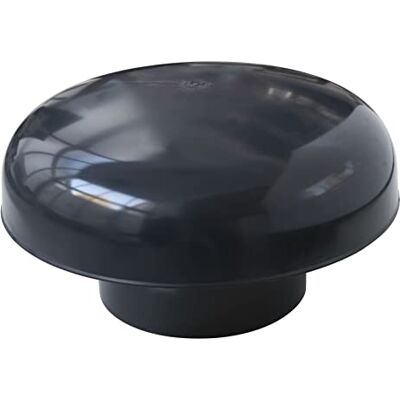 First Plast CDVM160A Chapeau de ventilation tête exalateur avec maille, ardoise, diamètre intérieur 160 mm - Publicité First Plast CDVM160A Chapeau de ventilation tête exalateur avec maille, ardoise, diamètre intérieur 160 mm - Publicité