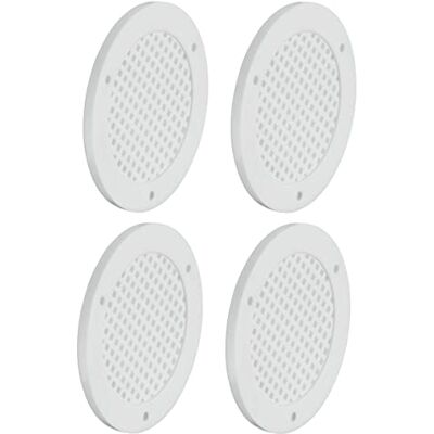 Gedotec Grille d'aération ronde pour la ventilation 4 pièces Grille d'évacuation d'air blanc 50mm Intérieur et extérieur BREATHE Rosette d'air perforée en plastique - Publicité Gedotec Grille d'aération ronde pour la ventilation 4 pièces Grille d'évacuation d'air blanc 50mm Intérieur et extérieur BREATHE Rosette d'air perforée en plastique - Publicité