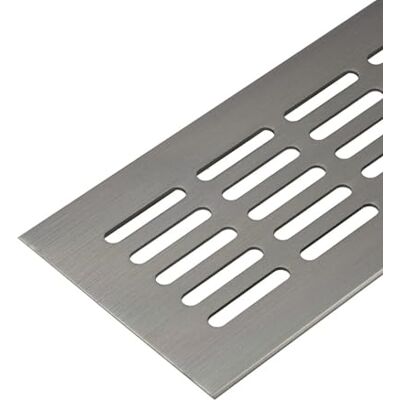 Gedotec Grille de ventilation carrée en aluminium 1 pièce Grille d'évacuation d'air finition inox 300 x 80 mm Grille de porte en aluminium pour l'intérieur et l'extérieur - Publicité Gedotec Grille de ventilation carrée en aluminium 1 pièce Grille d'évacuation d'air finition inox 300 x 80 mm Grille de porte en aluminium pour l'intérieur et l'extérieur - Publicité