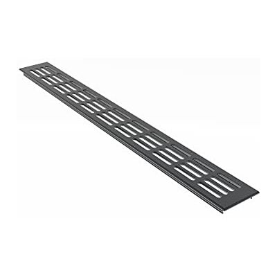MS Beschläge Grille d'aération en aluminium anthracite RAL7016, plaque à lattes 60 mm de large, différentes longueurs, grille d'aération, grille de porte, grille de ventilation, couvercle de radiateur - Publicité MS Beschläge Grille d'aération en aluminium anthracite RAL7016, plaque à lattes 60 mm de large, différentes longueurs, grille d'aération, grille de porte, grille de ventilation, couvercle de radiateur - Publicité