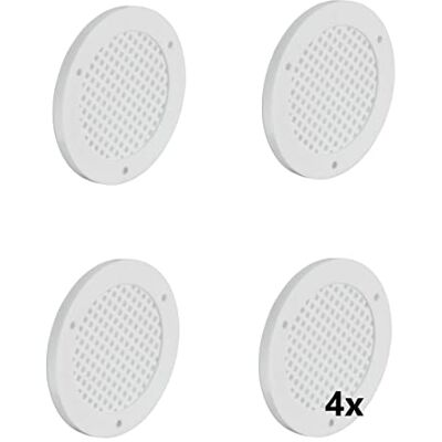 Gedotec Grille d'aération ronde pour l'évacuation de l'air 4 pièces Grille d'évacuation de l'air blanc 60 mm Intérieur et extérieur BREATHE Rosette d'air perforée plate en plastique - Publicité Gedotec Grille d'aération ronde pour l'évacuation de l'air 4 pièces Grille d'évacuation de l'air blanc 60 mm Intérieur et extérieur BREATHE Rosette d'air perforée plate en plastique - Publicité