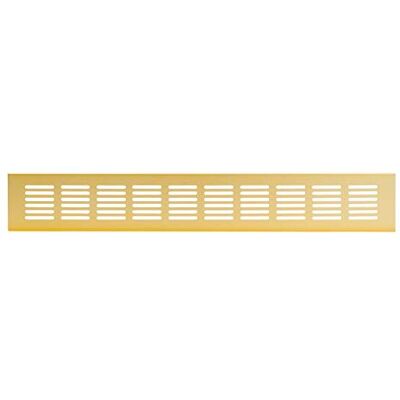 Europlast RA650G grille aluminium, 60x500mm, gold - Publicité Europlast RA650G grille aluminium, 60x500mm, gold - Publicité
