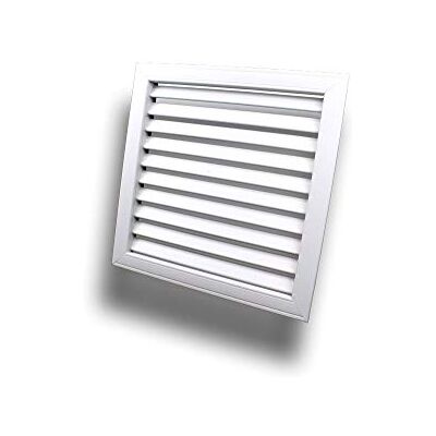 K-TECH-PRO Grille d'aération encastrée Protection contre les intempéries Lattes rigides en plastique Dimensions : 500 x 500 mm - Publicité K-TECH-PRO Grille d'aération encastrée Protection contre les intempéries Lattes rigides en plastique Dimensions : 500 x 500 mm - Publicité