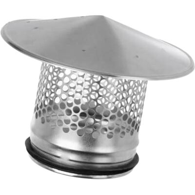 Europlast Ø 125mm Tube d'aération en acier galvanisé métal capot de toit Tuyau d'évacuation d'air - Publicité Europlast Ø 125mm Tube d'aération en acier galvanisé métal capot de toit Tuyau d'évacuation d'air - Publicité