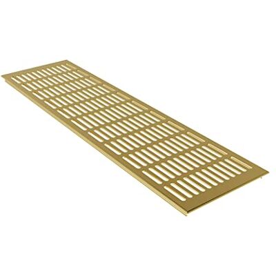 MS Beschläge Grille d’aération ® En aluminium À encastrer Grille de radiateur 150 mm x 200 mm Différentes couleurs (doré anodisé F3) - Publicité MS Beschläge Grille d’aération ® En aluminium À encastrer Grille de radiateur 150 mm x 200 mm Différentes couleurs (doré anodisé F3) - Publicité