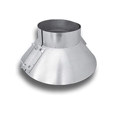 K-TECH-PRO Col de pluie passe-toit pour tuyaux d'aération Ø 125 mm - Publicité K-TECH-PRO Col de pluie passe-toit pour tuyaux d'aération Ø 125 mm - Publicité