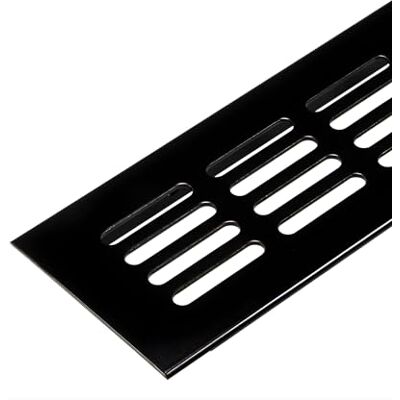 Gedotec Grille d'aération carrée en aluminium 1 pièce Grille d'évacuation d'air noir mat 500 x 80 mm Grille de porte en aluminium pour l'intérieur et l'extérieur - Publicité Gedotec Grille d'aération carrée en aluminium 1 pièce Grille d'évacuation d'air noir mat 500 x 80 mm Grille de porte en aluminium pour l'intérieur et l'extérieur - Publicité