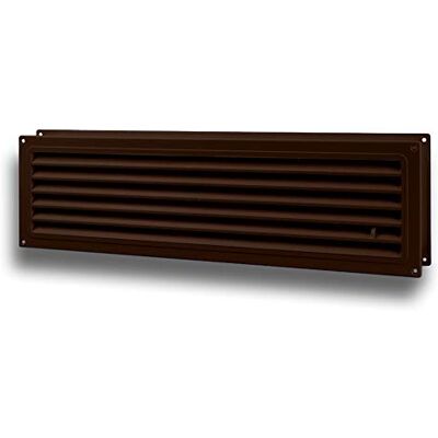 K-TECH-PRO Grille d'aération de porte double face en plastique 450 Verrouillable Couleur : marron - Publicité K-TECH-PRO Grille d'aération de porte double face en plastique 450 Verrouillable Couleur : marron - Publicité