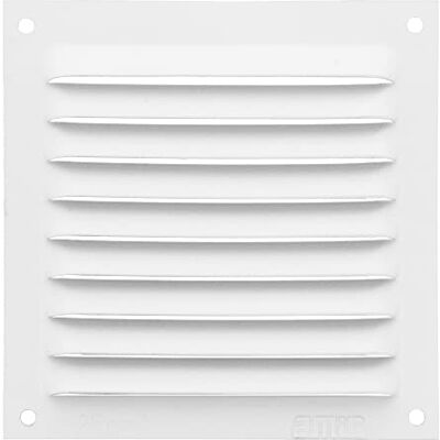Amig Grille de ventilation carrée en Aluminium Grilles d'aération pour sortie d'air Idéal pour plafond de cuisine et de salle de bain Dimensions : 100 x 100 mm Couleur: Blanc - Publicité Amig Grille de ventilation carrée en Aluminium Grilles d'aération pour sortie d'air Idéal pour plafond de cuisine et de salle de bain Dimensions : 100 x 100 mm Couleur: Blanc - Publicité