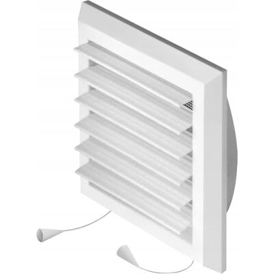 Awenta Cache pour grille d'aération, cordon réglable pour conduit de 100 mm, plastique blanc (T38) - Publicité Awenta Cache pour grille d'aération, cordon réglable pour conduit de 100 mm, plastique blanc (T38) - Publicité