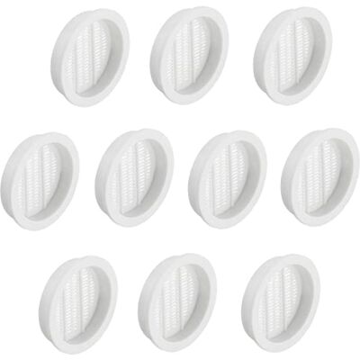 Gedotec 10 x grille d'aération moustiquaire rond 60 mm blanc BREATHE grille d'évacuation d'air intérieur et extérieur insectifuge rosette d'air - Publicité Gedotec 10 x grille d'aération moustiquaire rond 60 mm blanc BREATHE grille d'évacuation d'air intérieur et extérieur insectifuge rosette d'air - Publicité