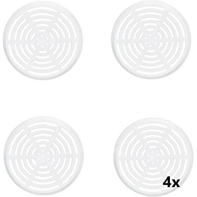 Gedotec Grilles d'aération rondes pour l'évacuation de l'air 4 pièces Grilles d'évacuation d'air blanches 60mm Intérieur et extérieur BREATHE Rosette d'air fendue en plastique - Publicité Gedotec Grilles d'aération rondes pour l'évacuation de l'air 4 pièces Grilles d'évacuation d'air blanches 60mm Intérieur et extérieur BREATHE Rosette d'air fendue en plastique - Publicité