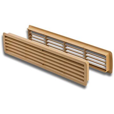 K-TECH-PRO Grille d'aération de porte en plastique Couleur : hêtre - Publicité K-TECH-PRO Grille d'aération de porte en plastique Couleur : hêtre - Publicité
