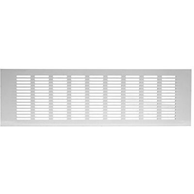 Europlast 100x500mm Grille d'aération en aluminium Blanc Grille de ventilation - Publicité Europlast 100x500mm Grille d'aération en aluminium Blanc Grille de ventilation - Publicité