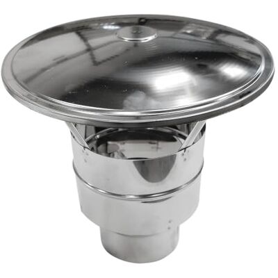 MBM Chapeau chinois pour conduit de fumée/coupe-vent DN 150 - Publicité MBM Chapeau chinois pour conduit de fumée/coupe-vent DN 150 - Publicité