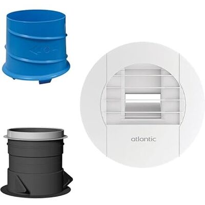 Atlantic kit bouche extraction hygroréglable sdb diamètre 80 mm 15 / 45 m3/h 526572 - Publicité Atlantic kit bouche extraction hygroréglable sdb diamètre 80 mm 15 / 45 m3/h 526572 - Publicité