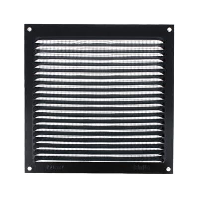 MS Beschläge Grille de ventilation à visser avec filet, en aluminium, noire, rectangulaire, 170 x 170 mm, noire - Publicité MS Beschläge Grille de ventilation à visser avec filet, en aluminium, noire, rectangulaire, 170 x 170 mm, noire - Publicité