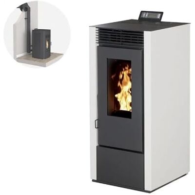 Interstoves Pack Poêle à granules MARINA 11 Etanche + Kit Conduit Ventouse (sortie façade) Blanc - Publicité Interstoves Pack Poêle à granules MARINA 11 Etanche + Kit Conduit Ventouse (sortie façade) Blanc - Publicité