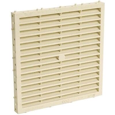 Nicoll Grille d aeration speciale facade a sceller a combinaison carree sable m214s - Publicité Nicoll Grille d aeration speciale facade a sceller a combinaison carree sable m214s - Publicité