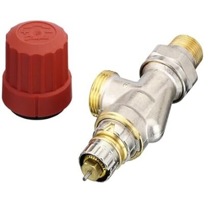 Danfoss Corps de robinet Robinet thermostatique corps équerre inversé réglable RA-N 15 M 3/4 EK - Publicité Danfoss Corps de robinet Robinet thermostatique corps équerre inversé réglable RA-N 15 M 3/4 EK - Publicité